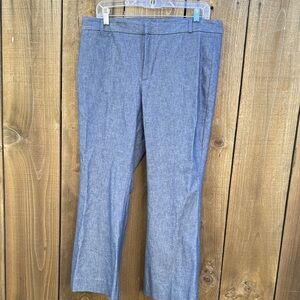 Banana Republic Blue Crop Flare Pants